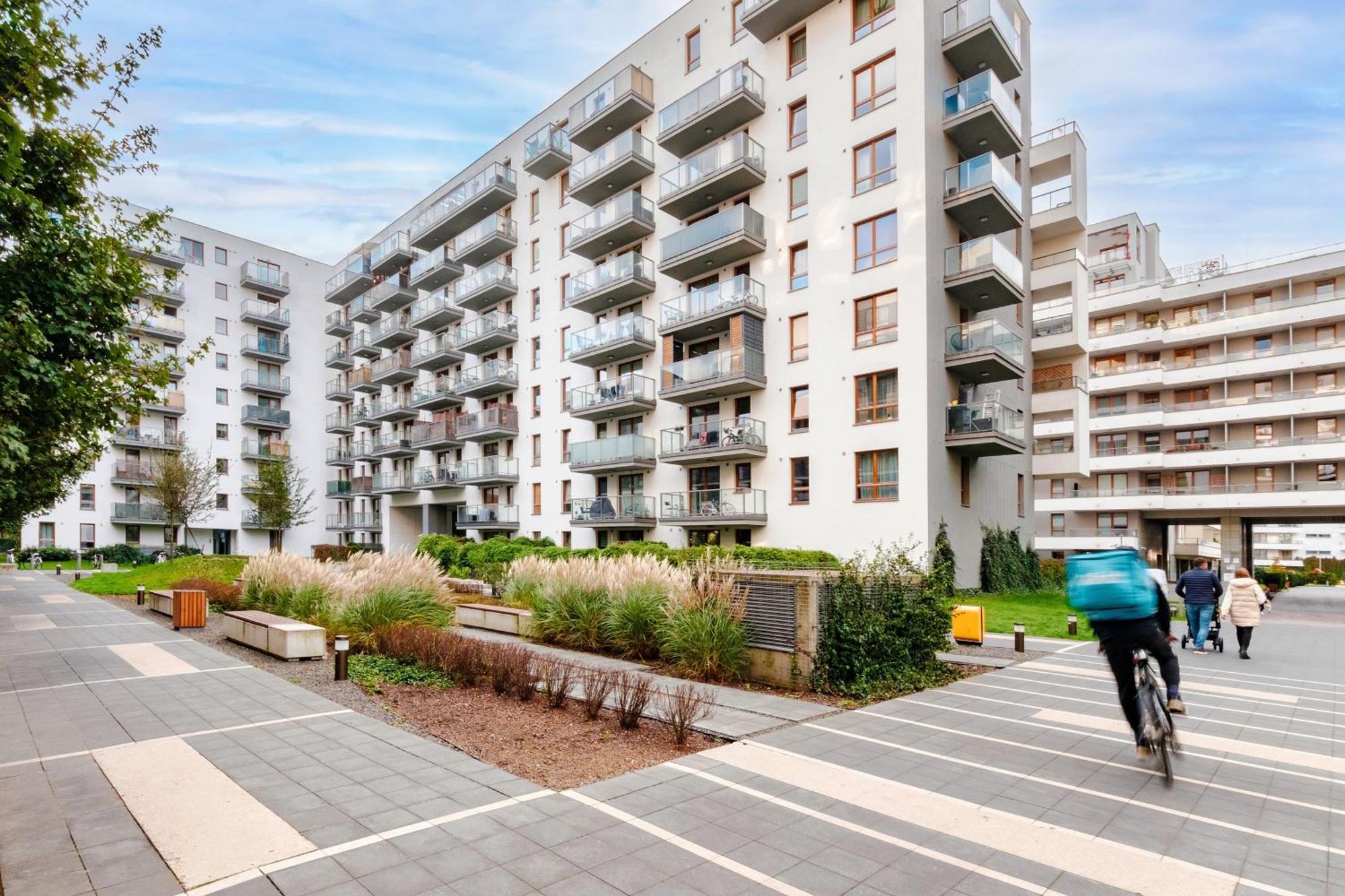 Studio Wola Apartament Kasprzaka - Wifi + Smart Tv Varsóvia Exterior foto